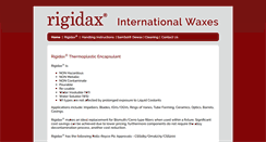 Desktop Screenshot of internationalwaxesrigidax.com