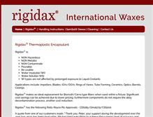 Tablet Screenshot of internationalwaxesrigidax.com
